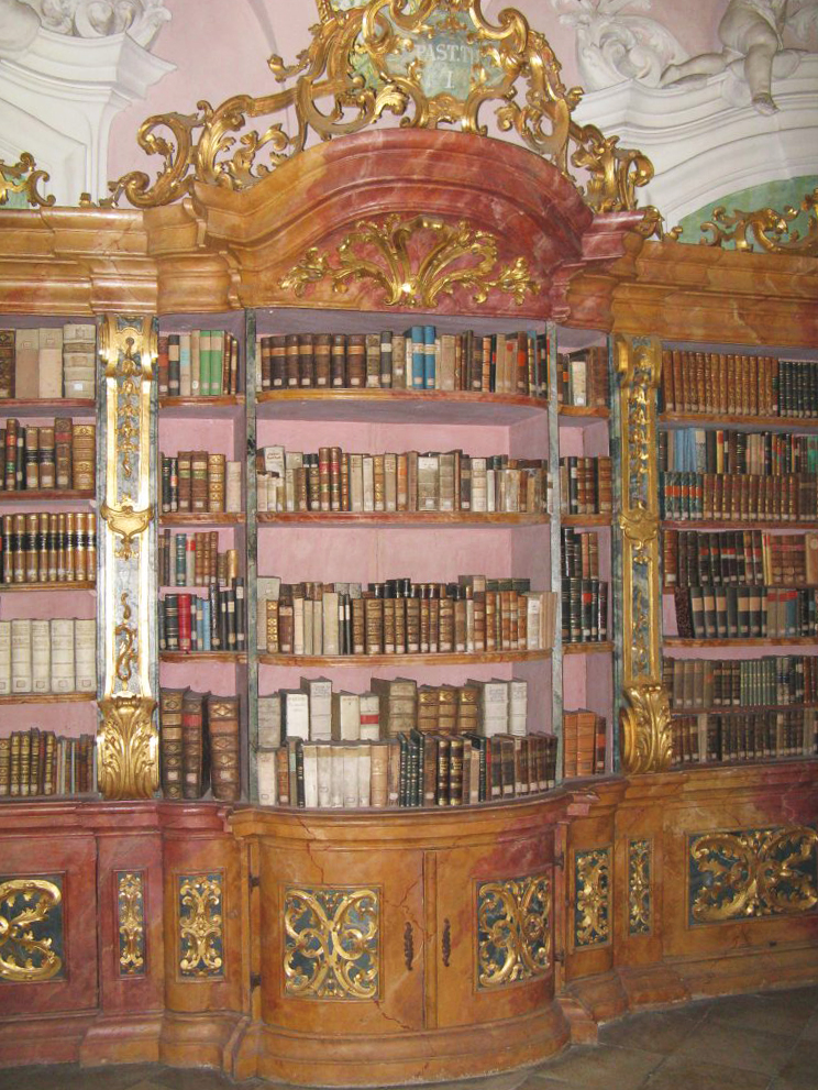Metten Abbey library. Photograph by Dr. Matthew Z. Heintzelman