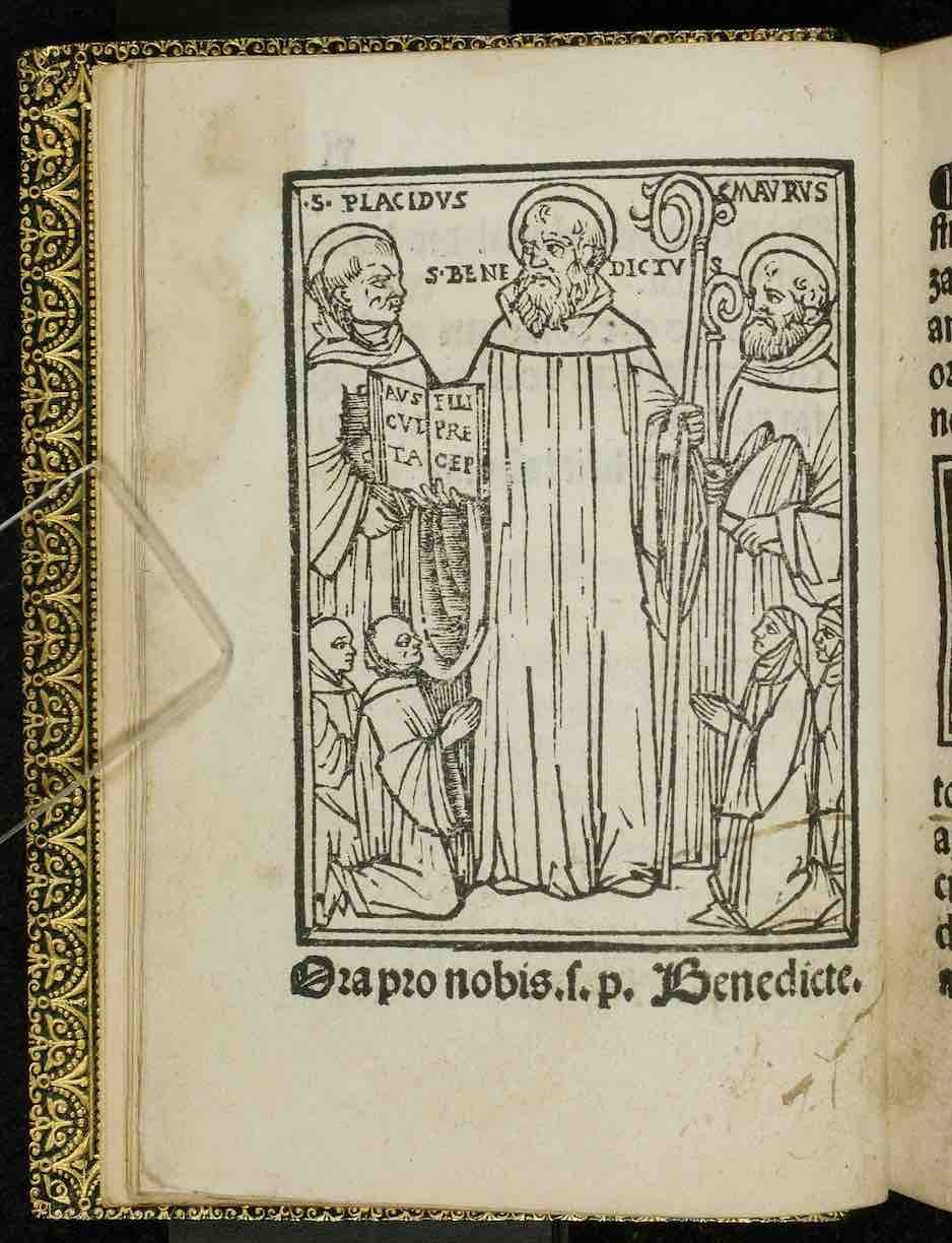 16th-c. Rule of Benedict (<a href='https://w3id.org/vhmml/readingRoom/view/511654'>BX3004.I7 1501</a>)