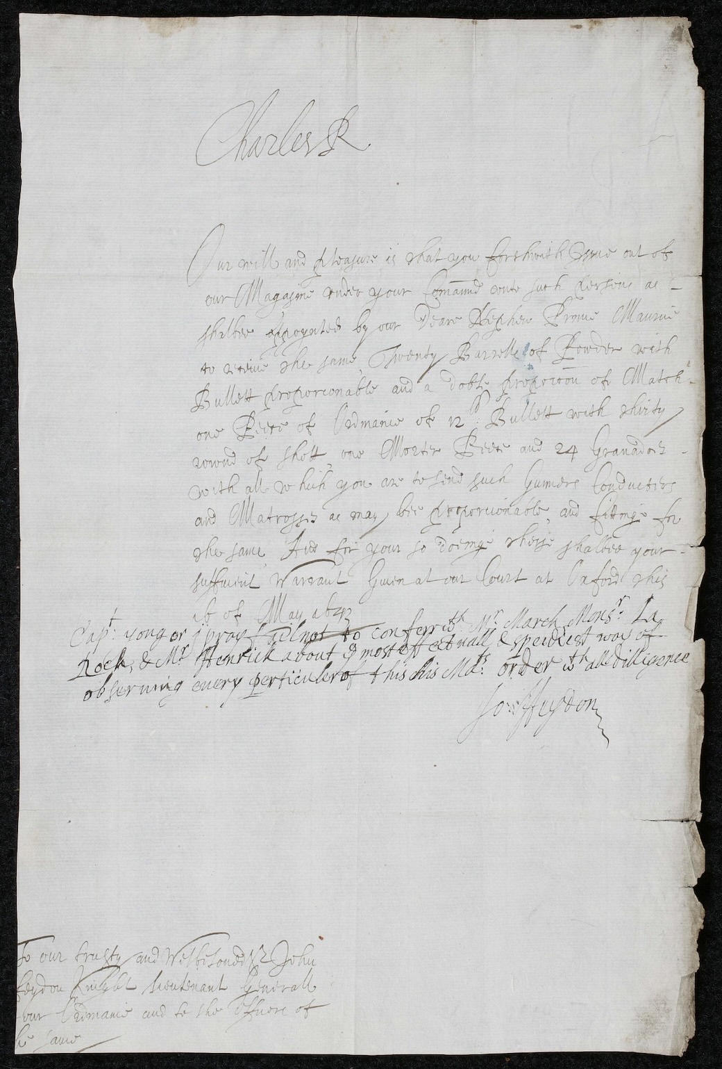 <em>Writings from the King’s time in Oxford</em>