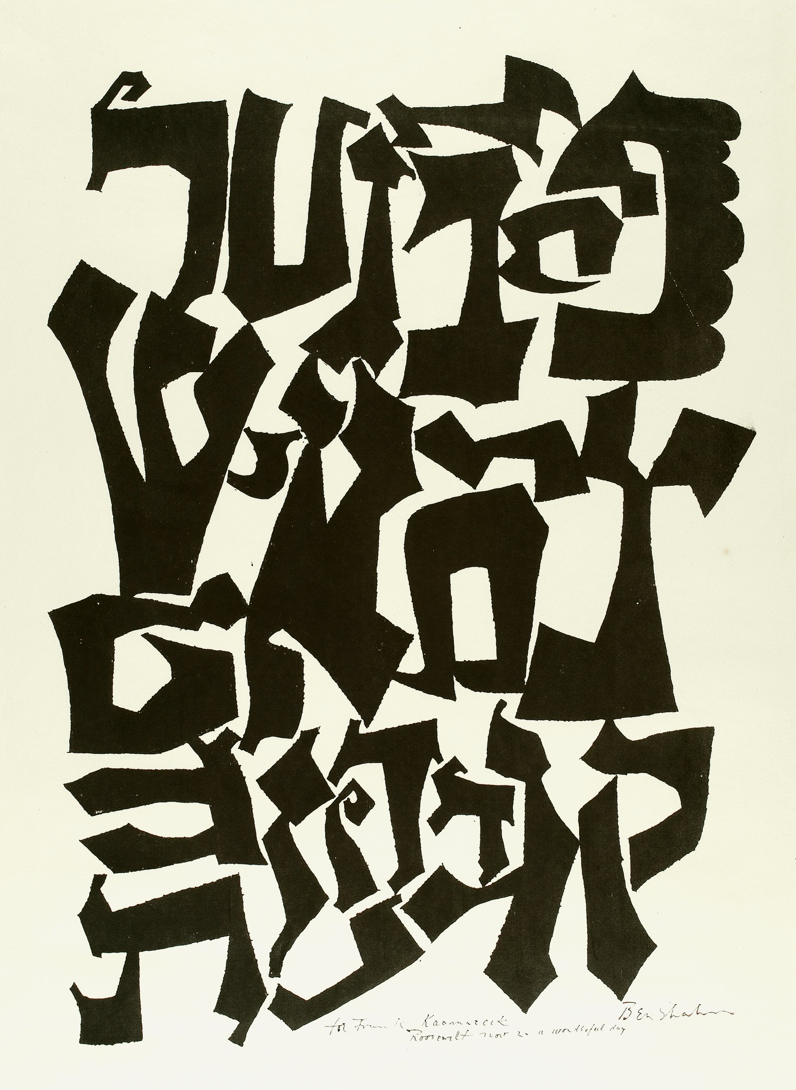 Ben Shahn. <em>The Alphabet of Creation.</em>