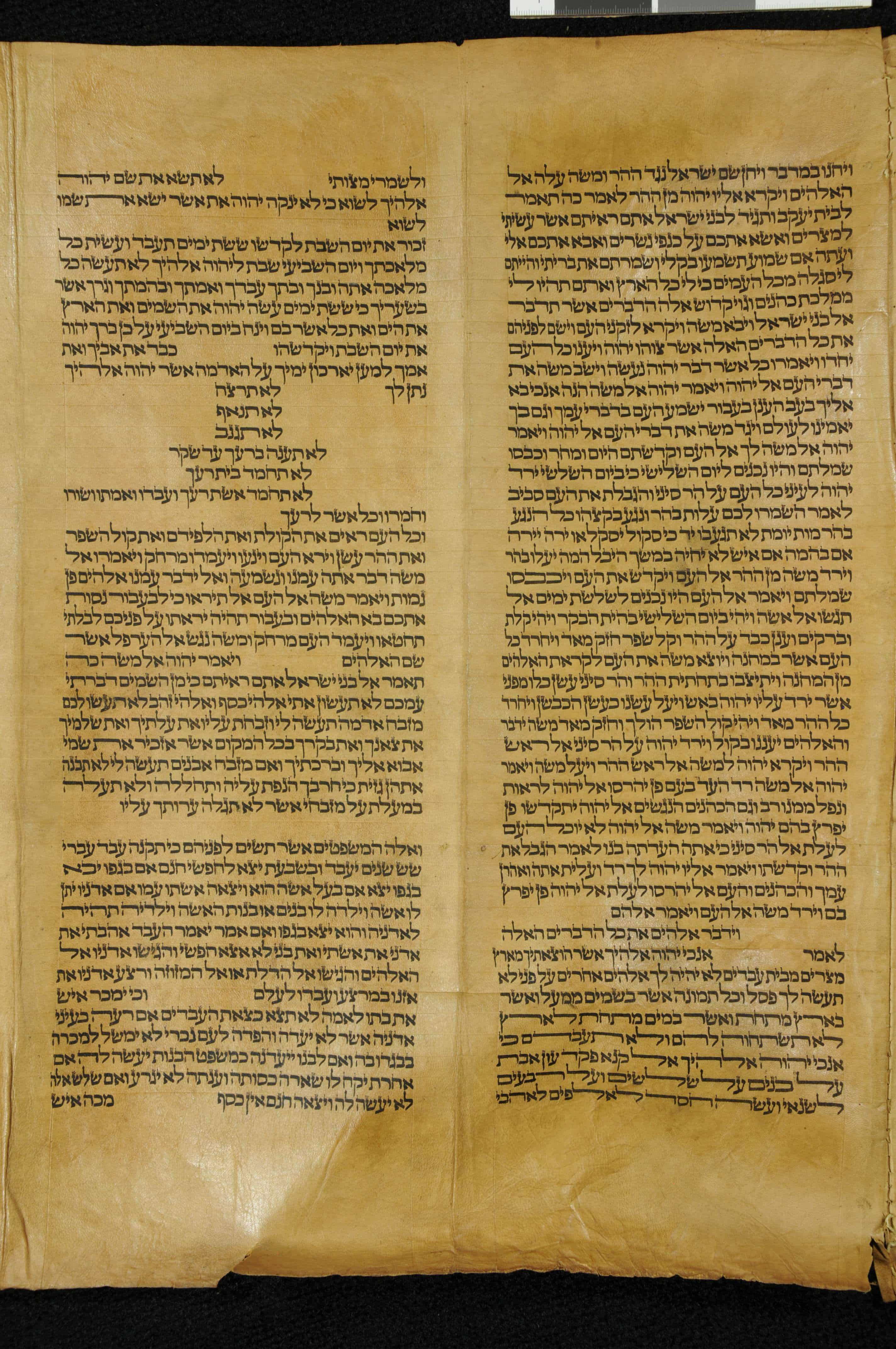 George Fox University Torah Scroll.
