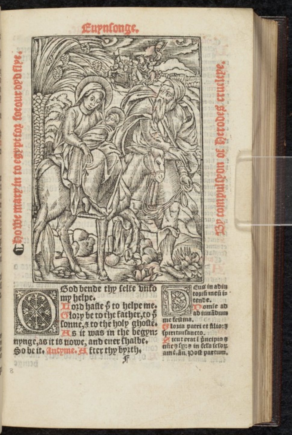 Basic devotional and liturgical texts [Latin/English]<br>Rouen, 1538