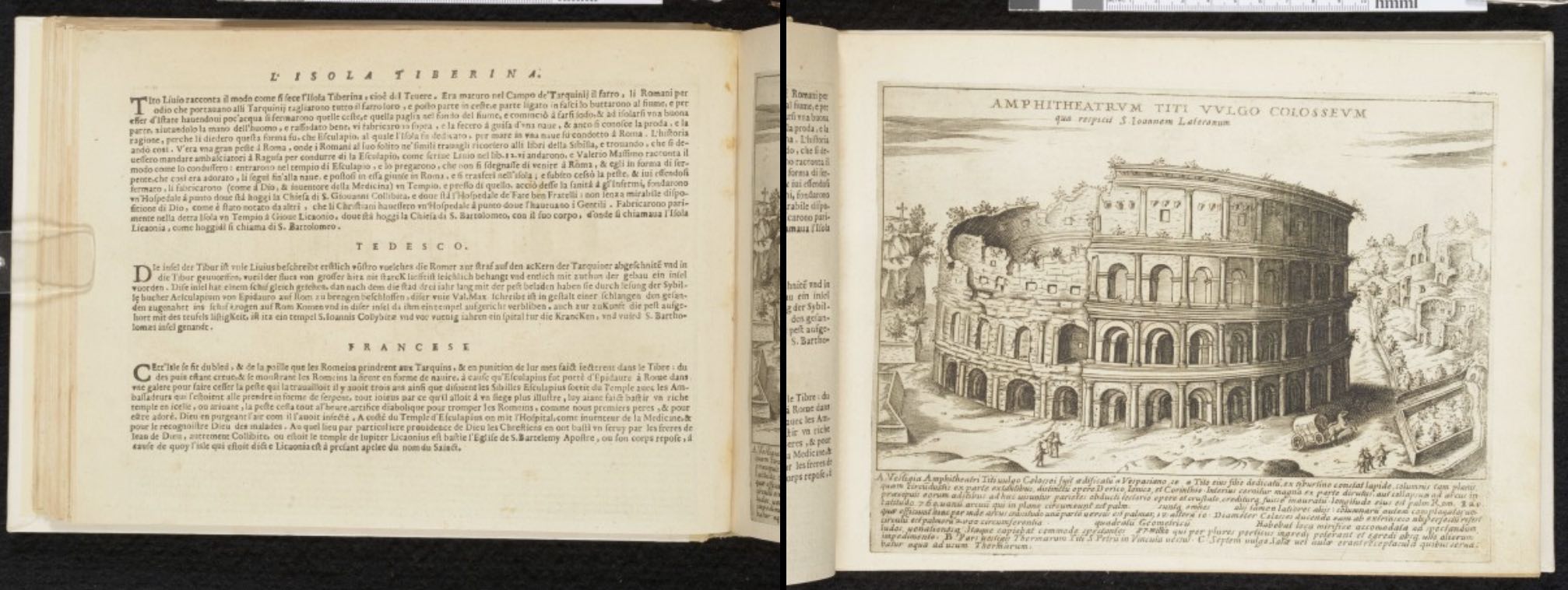 Depictions of the ruins of Rome by Giacomo Lauro [French/German/Italian/Latin]<br>Rome, 1612–1640