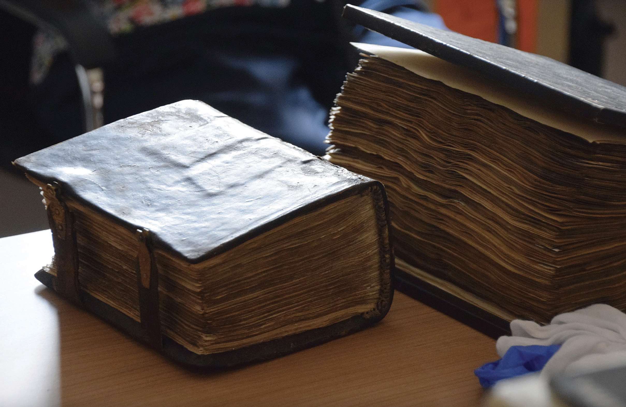 Manuscripts in Pakrac, awaiting digitization