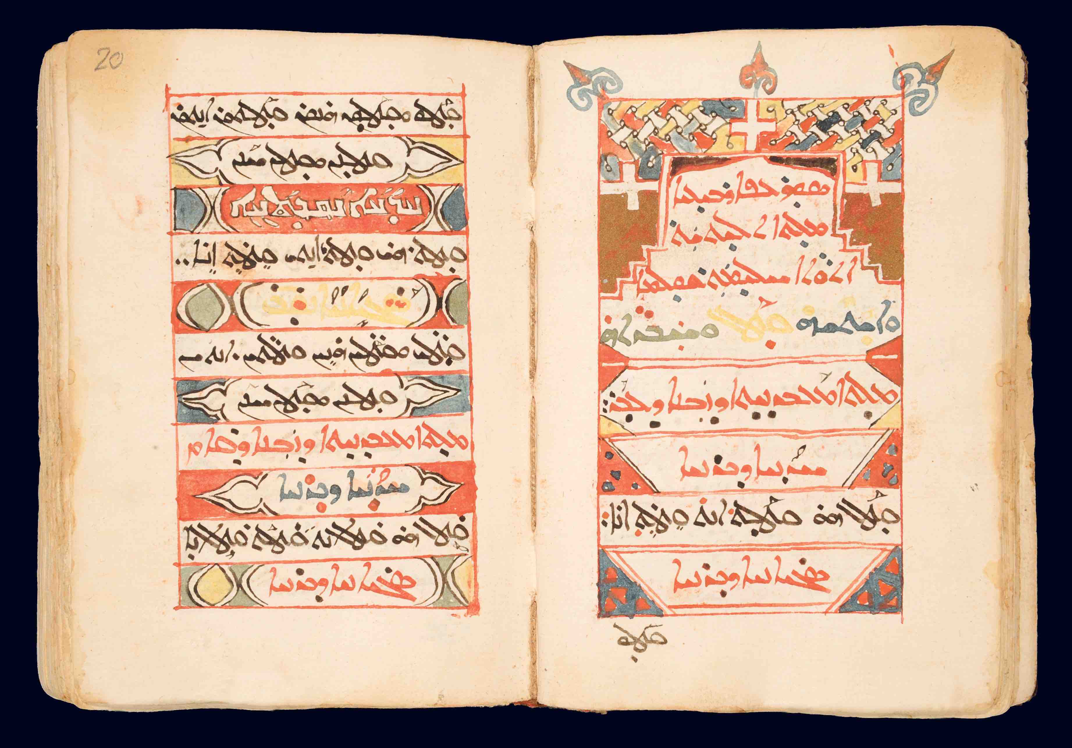 17th/18th-c. Syriac grammar book, Syrian Orthodox Archdiocese of Mosul destroyed after the fall of Mosul in 2014 (<a href='https://w3id.org/vhmml/readingRoom/view/136346'>ASOM 107</a>)