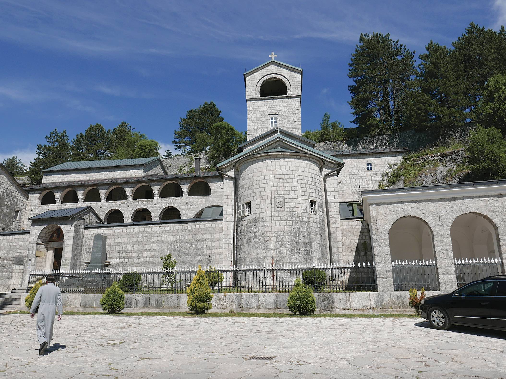 Monastery of Cetinje, Montenegro. The monastery holds an extraordinary collection of Church Slavonic manuscripts dating from the 13th century and later.