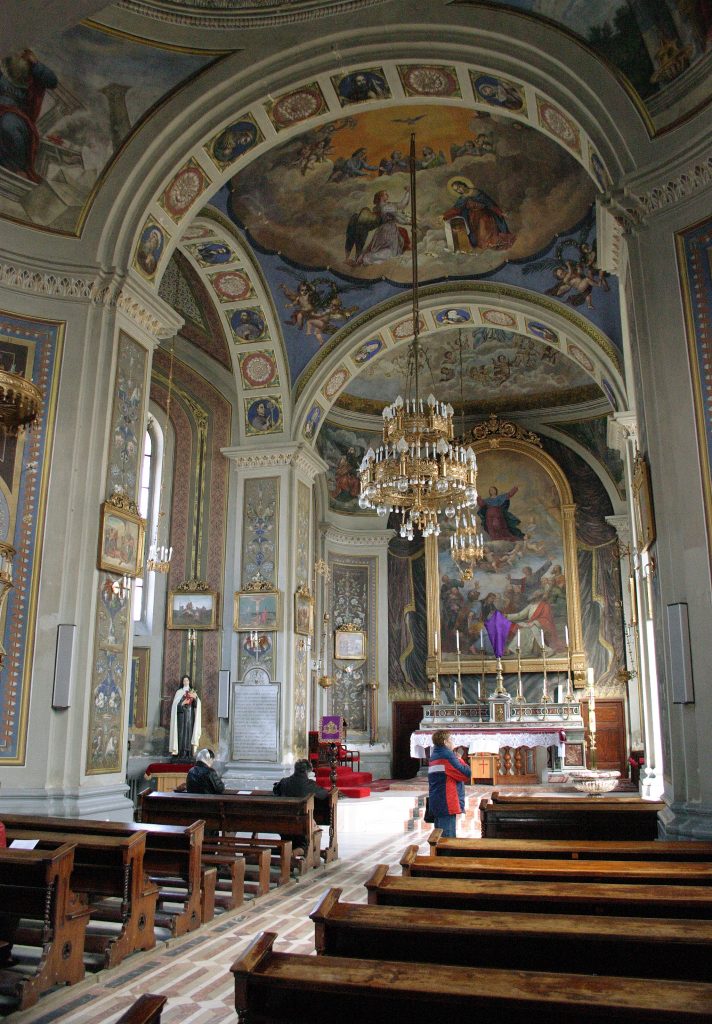 Interior of the Assumption of Mary Church in Iași