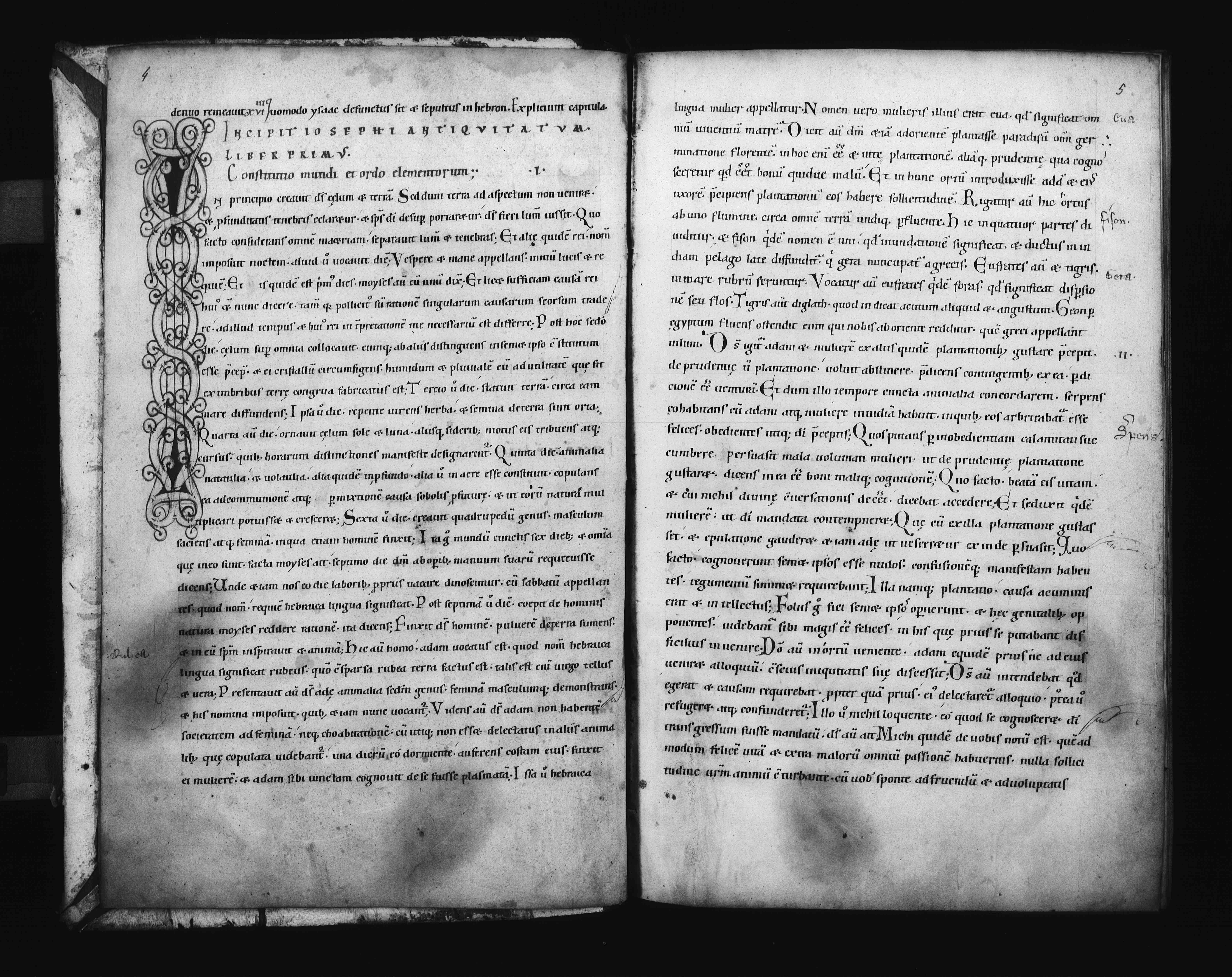 12th-c. copy of the Antiquitates Judaicae by Flavius Josephus from Kloster Einsiedeln (HMML 48573)