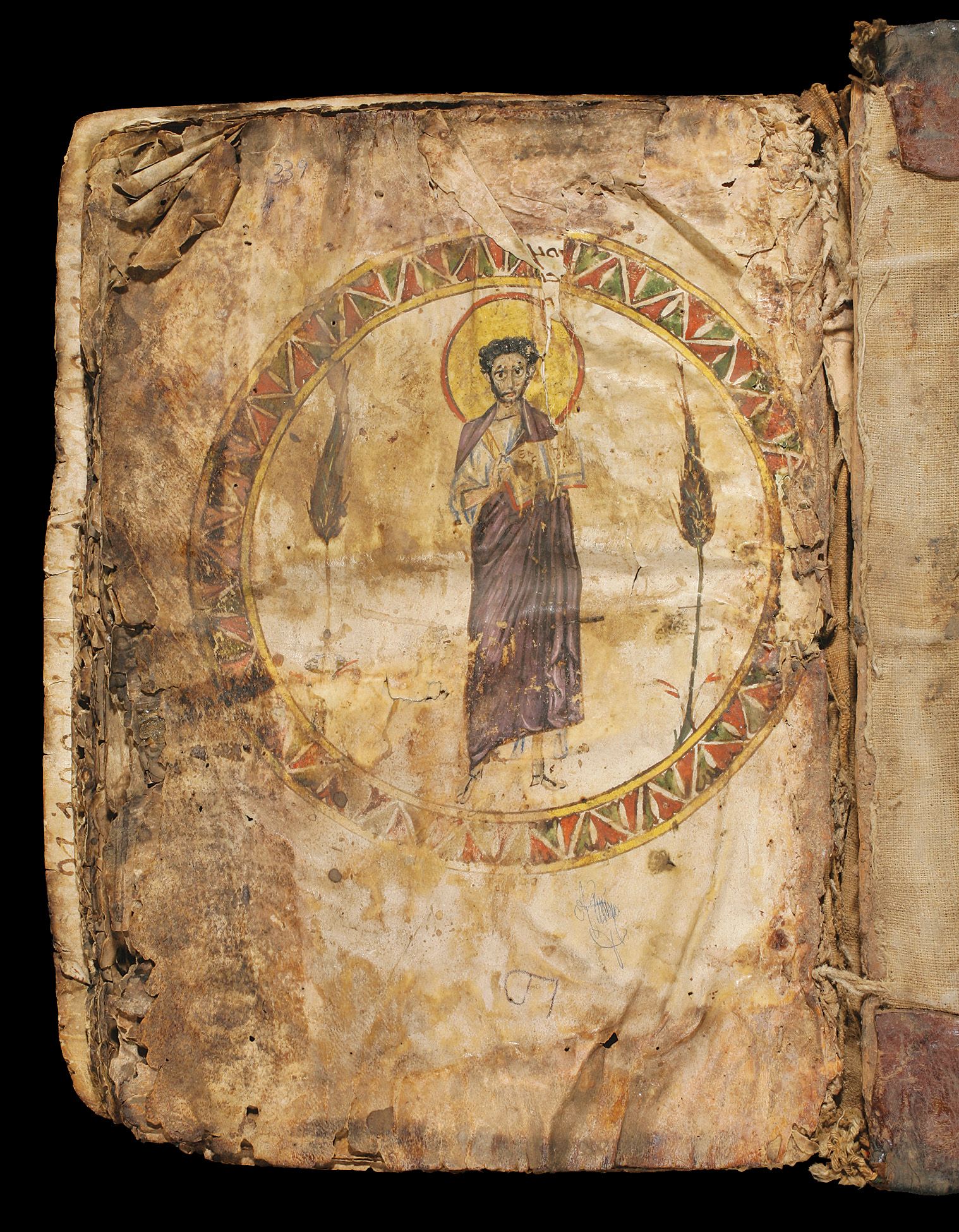 Oldest manuscript in HMML’s collections, a 6th-c. gospel book from Meryem Ana Kilisesi, Diyarbakir (<a href='https://w3id.org/vhmml/readingRoom/view/125050'>DIYR 339</a>)