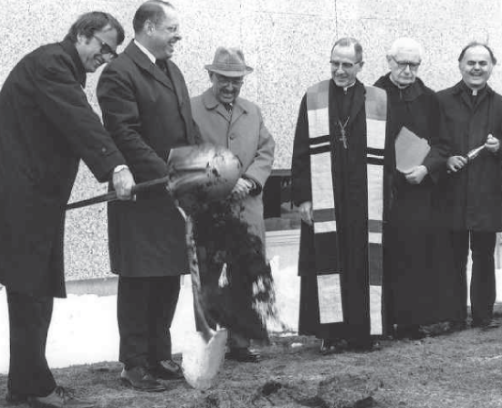 1975 Groundbreaking ceremony
