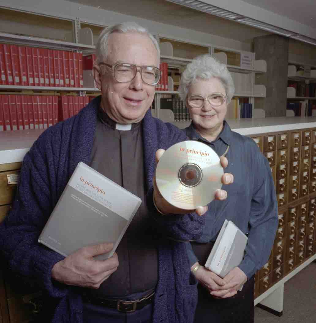 Father Peregrin Berres, OSB, and Sister Wilma Fitzgerald, SP