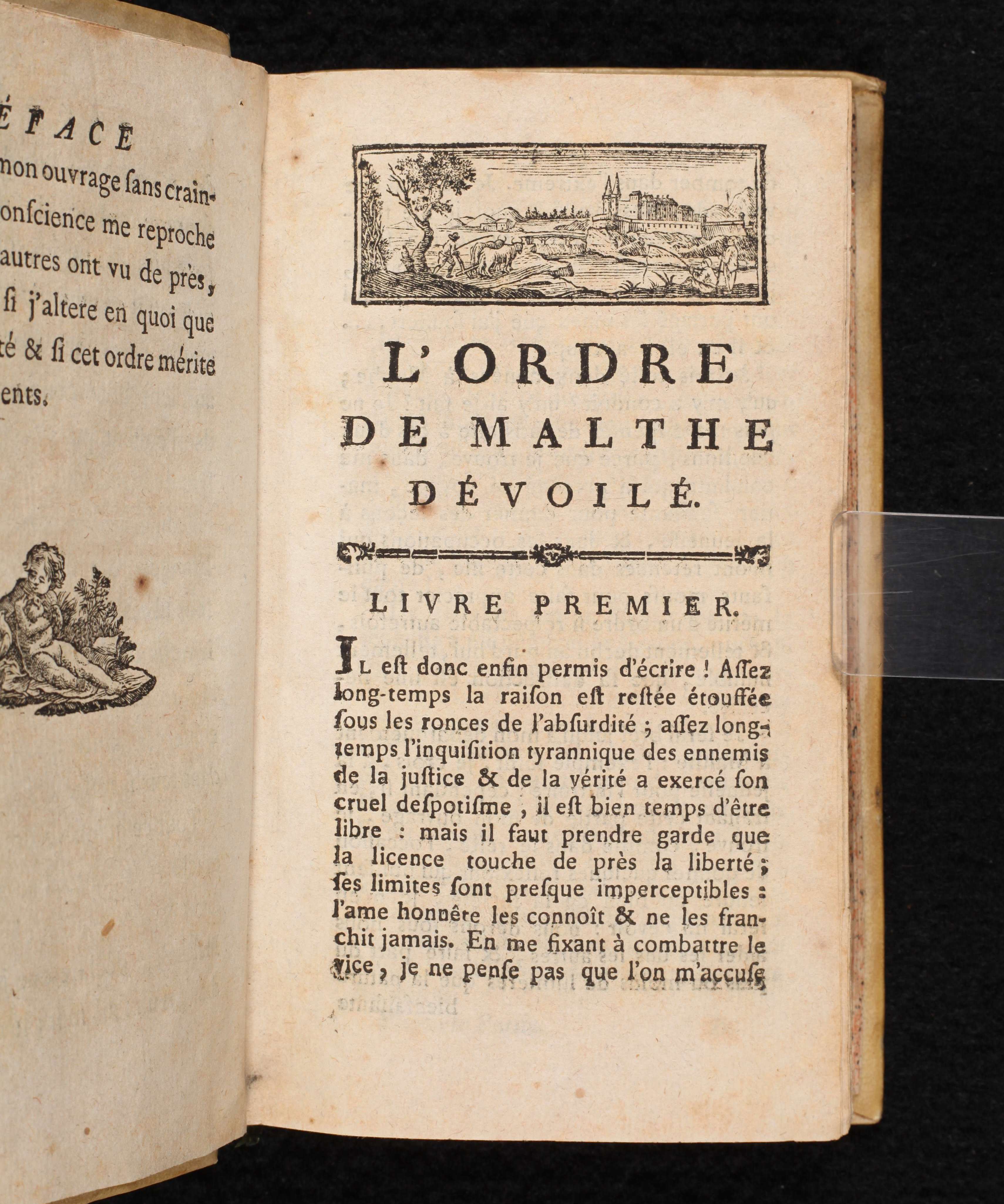 L’Ordre de Malthe dévoilé ou voyage de Malthe