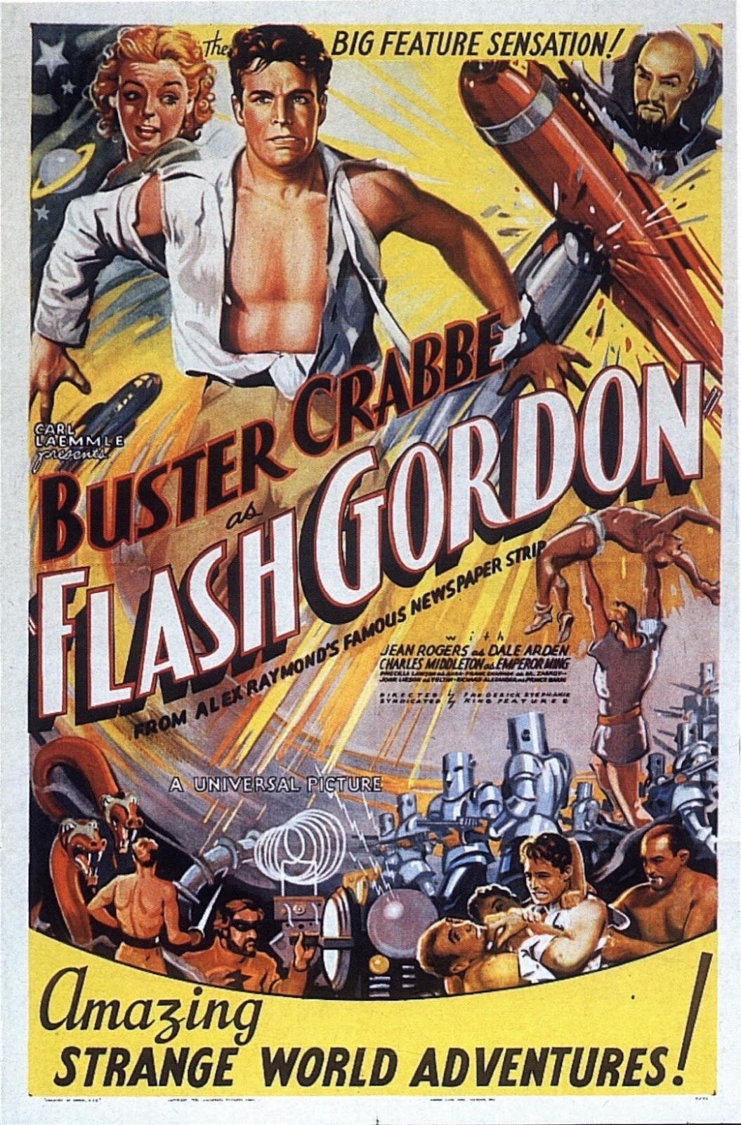 A poster for the Flash Gordon