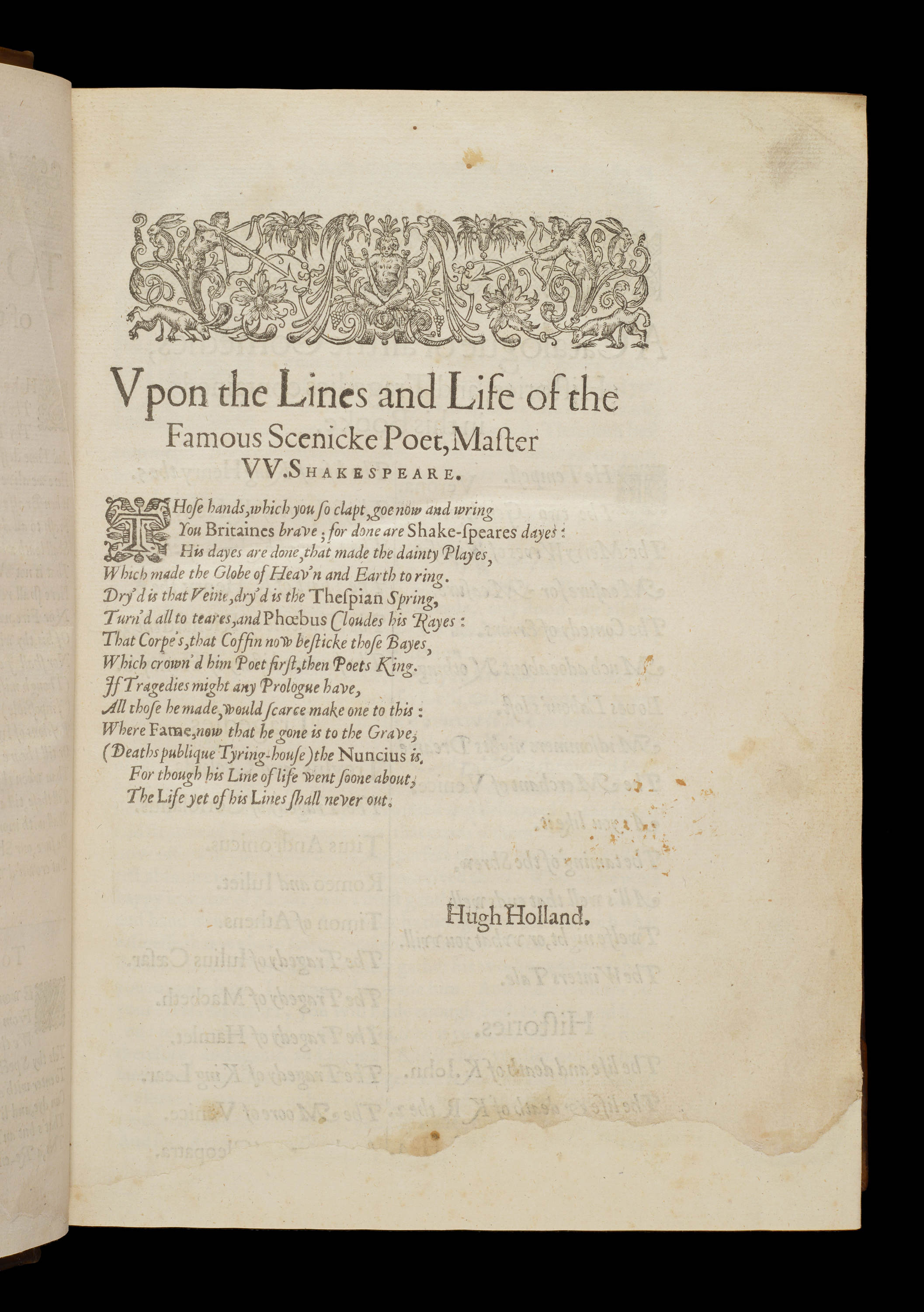 The Second Folio