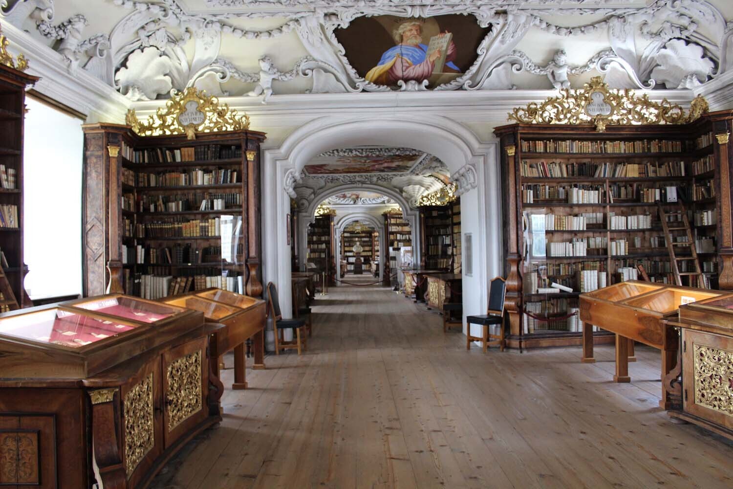 The library at Kremsmünster Abbey