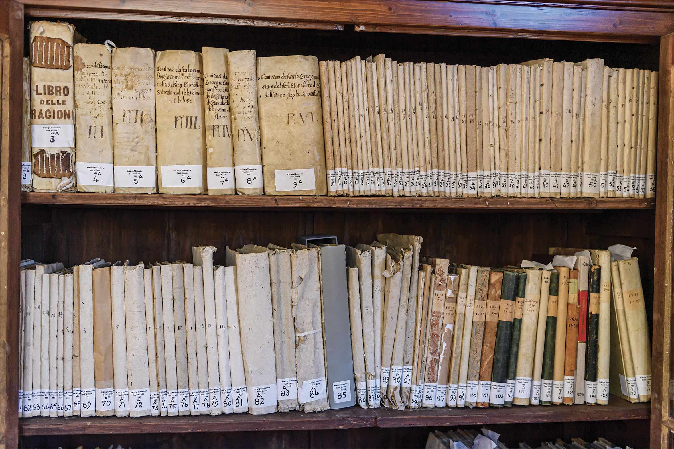 Volumes in the archives