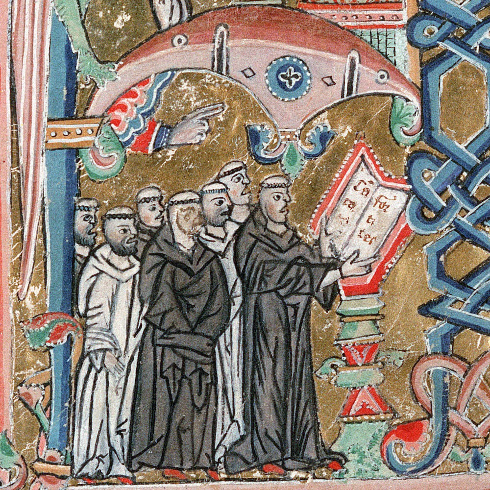 Image from a 13th-century Cistercian Gradual, made at Stift Zwettl (codex 400; 6807)